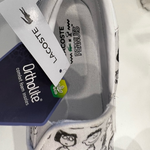 Genuine Lacoste X Peanuts sneakers NWT - Picture 6 of 7